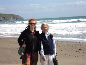 Granny and Me, Aberdaron, North Wales 2011
